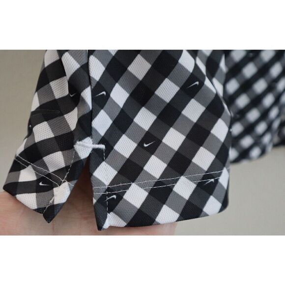 Nike DX1505 Women's Sz XS Black Dri-FIT Victory Sleeveless Printed Golf Polo - Picture 5 of 8